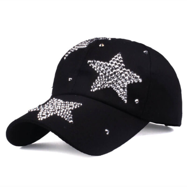 BASEBALL CAP RHINESTONE STARS (1)