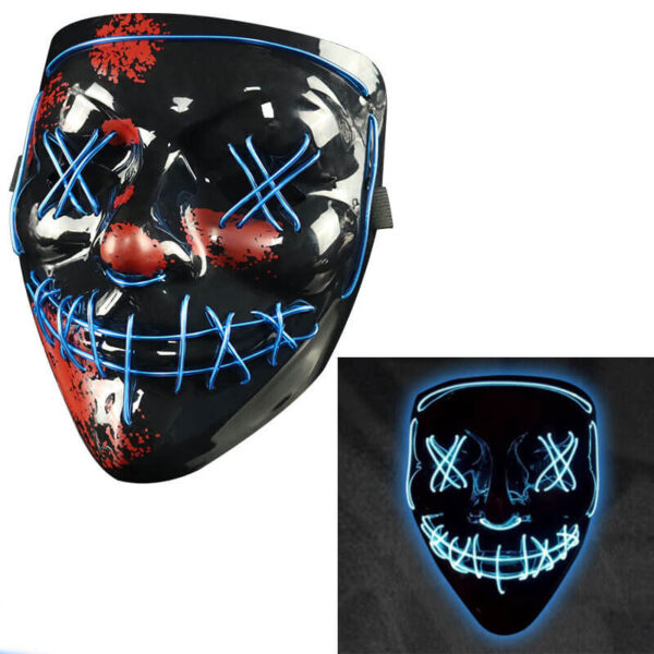 Halloween mask with electric (2)