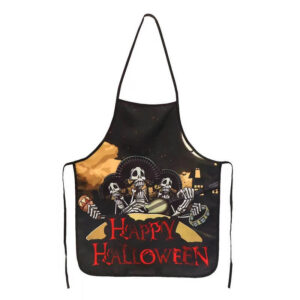 Party apron skull pattern