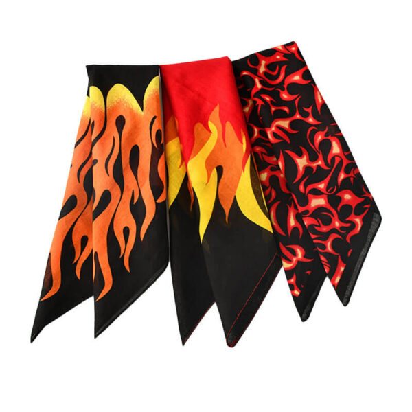 flame print bandanas cotton (2)