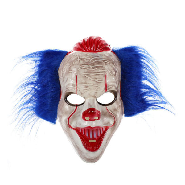 halloween clown mask with hair