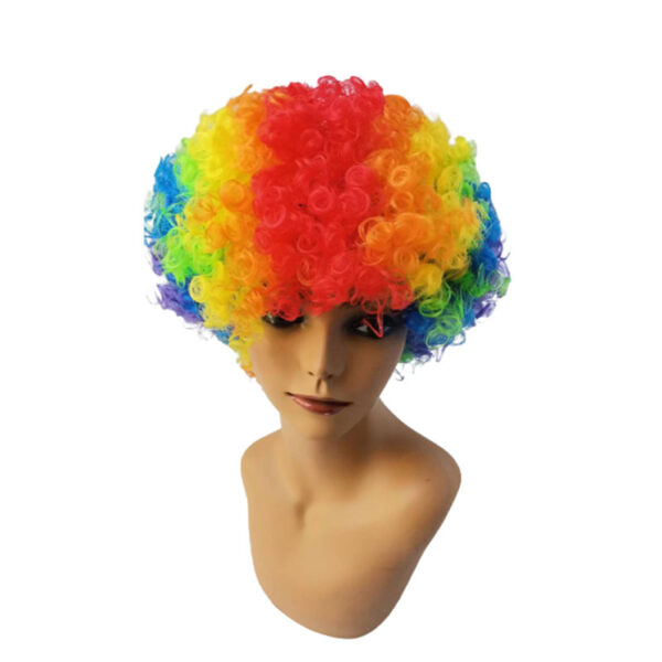 pop wig rainbow colorful 80g