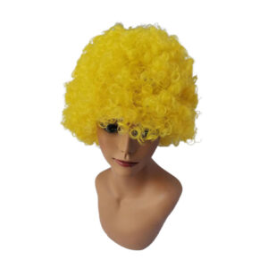 Afro pop wig yellow 80g